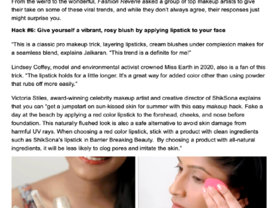 FashionReverie.com Makeup Hacks