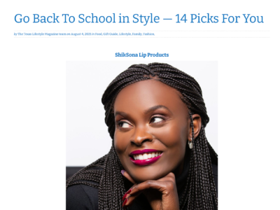 TexasLifestyleMag.com Features ShikSona Beauty
