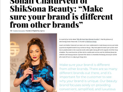 ThriveGlobal.com Features Sonali Chaturvedi of ShikSona