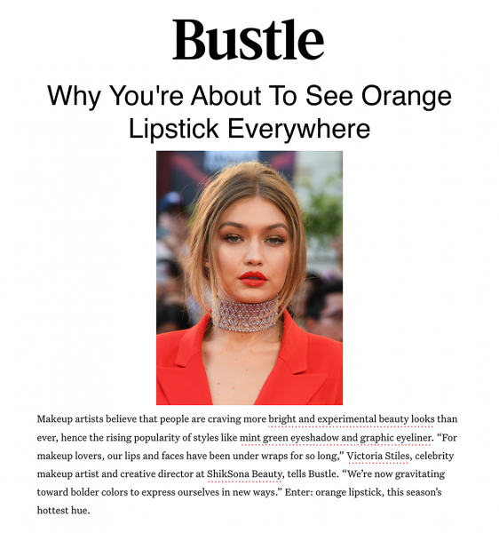 Bustle.com features ShikSona Beauty