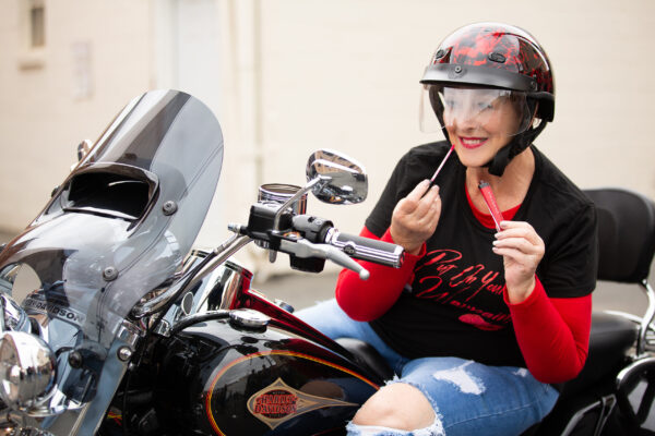 Sandie getting ready for life on the road